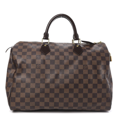 Louis Vuitton Damier Ebene Speedy 35 1 of 14
