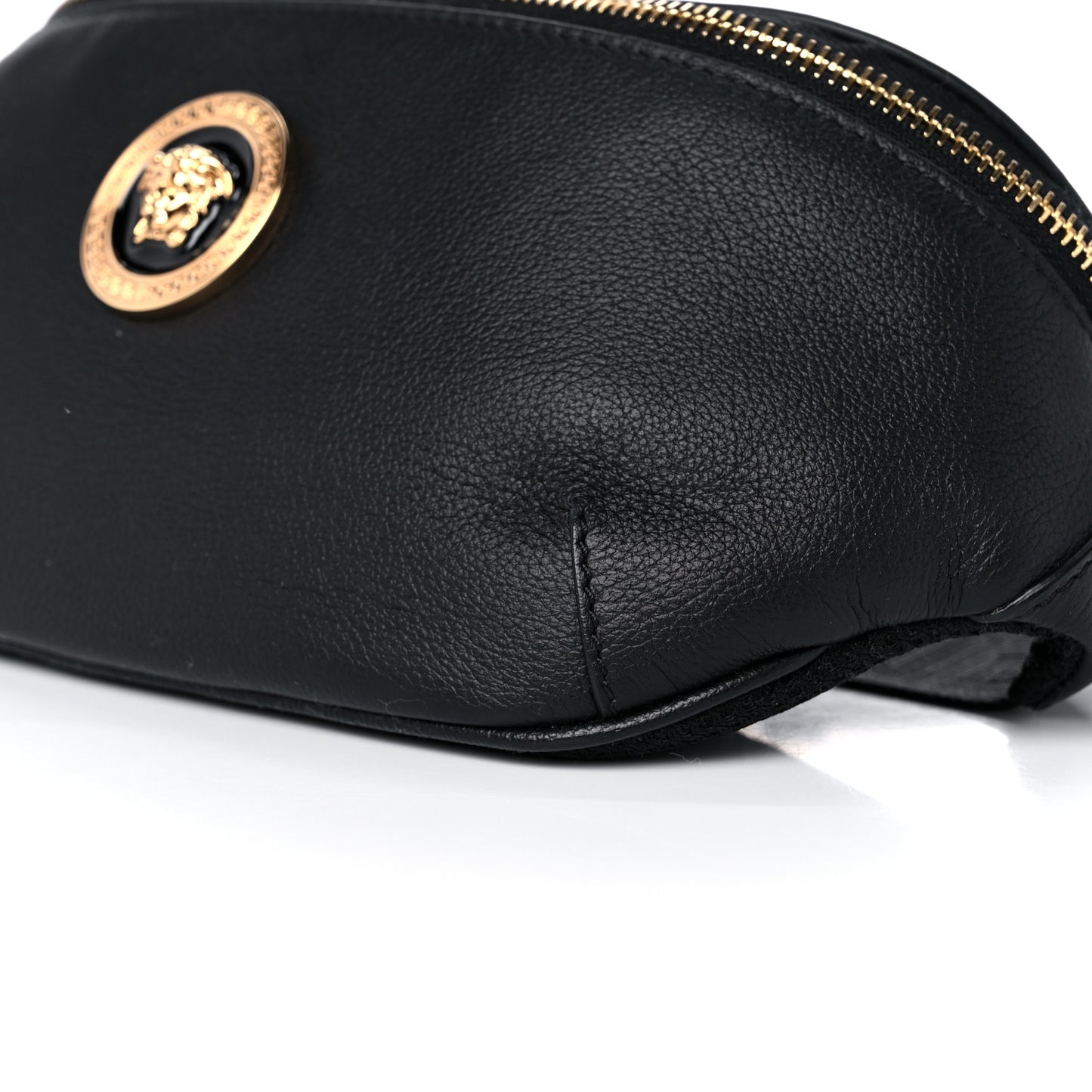 Grained Calfskin Vanitas Medea Belt Bag Black