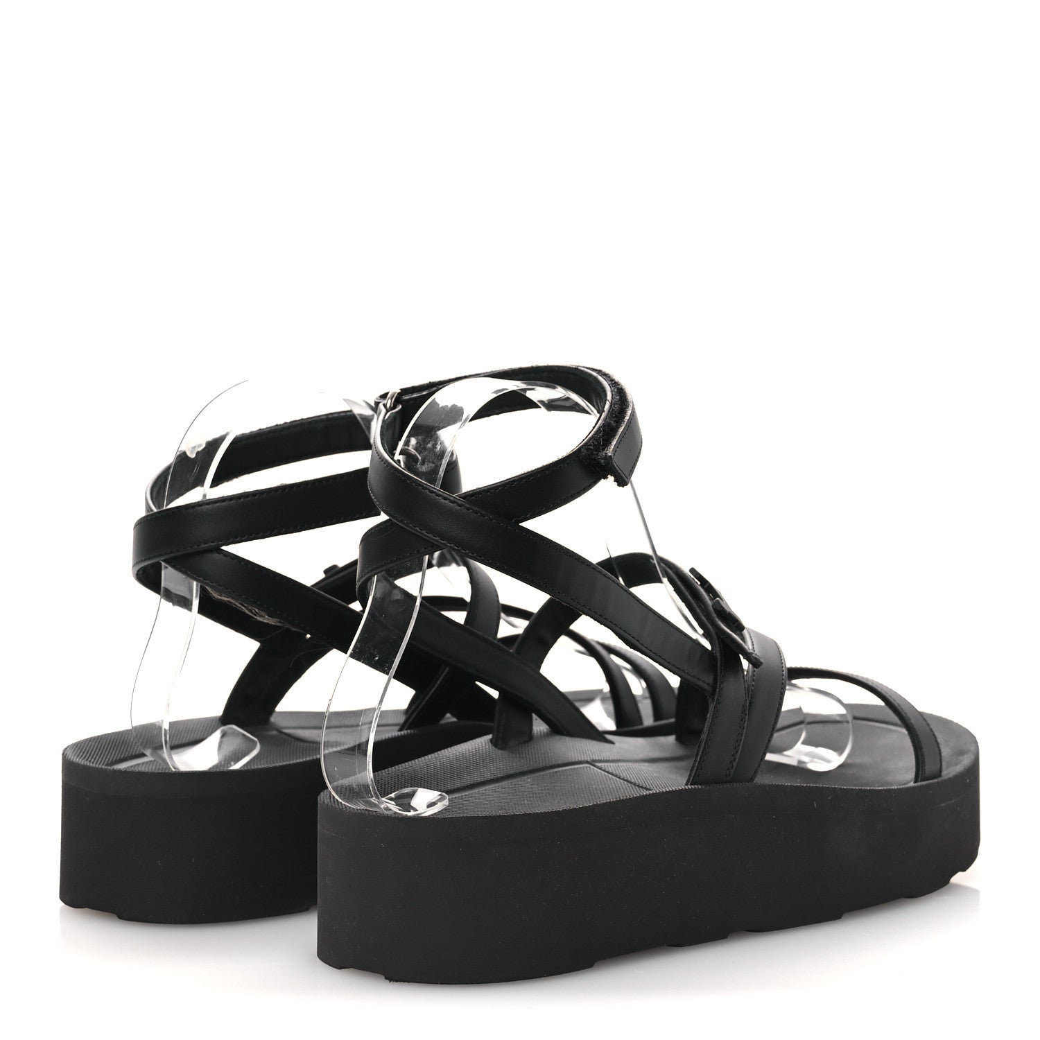 Hermes Nappa Liberte Sandals 38 Black 5 of 13