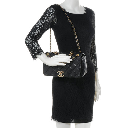 Chanel Quilted Small Pondichery Flap Black 2 of 11