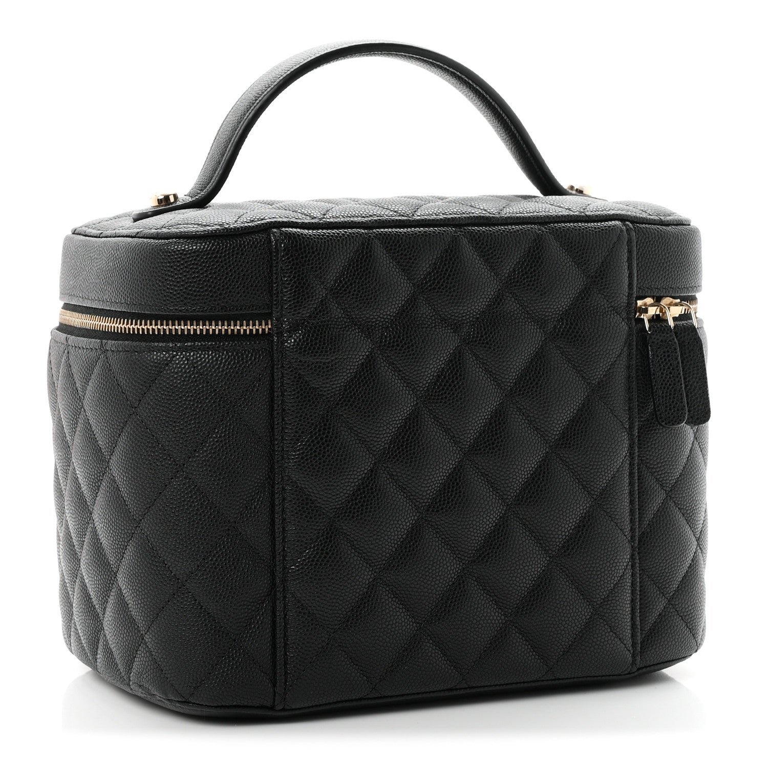 Chanel Caviar Quilted Large Vanity Pouch Black 4 of 8