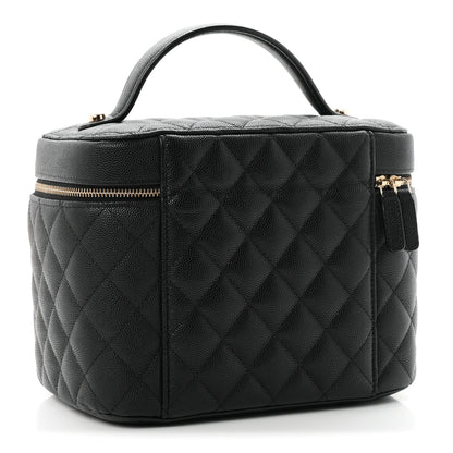 Chanel Caviar Quilted Large Vanity Pouch Black 4 of 8