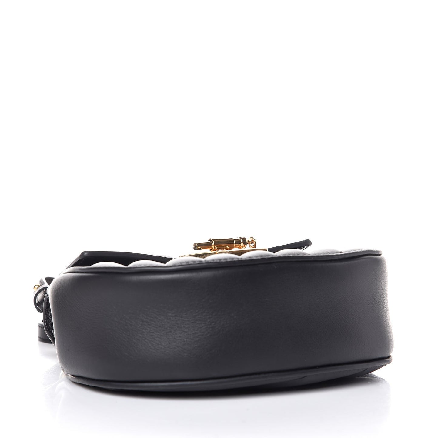 Calfskin Quilted Mini Drew Bijou Shoulder Bag Black