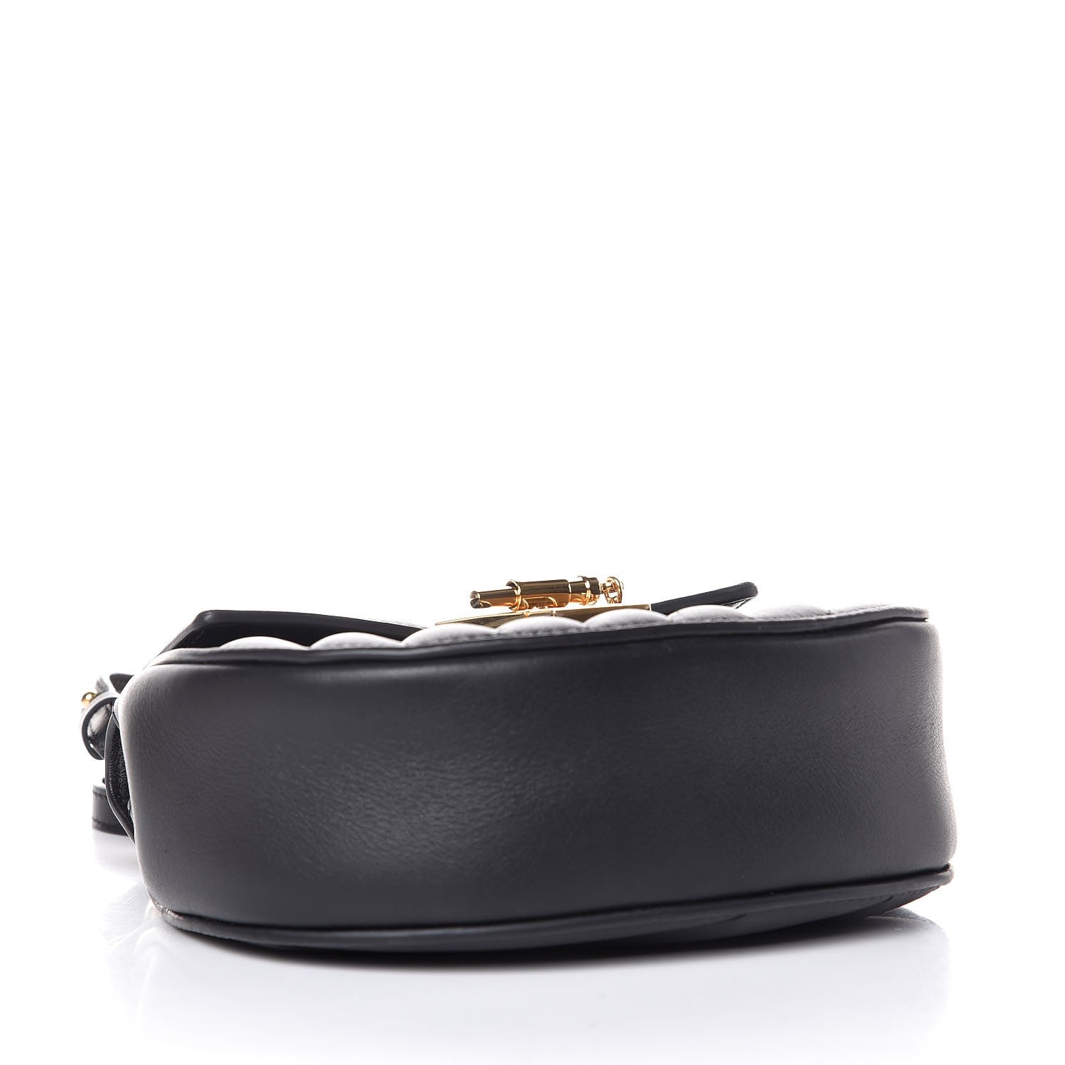 Chloe Calfskin Quilted Mini Drew Bijou Shoulder Bag Black 5 of 8
