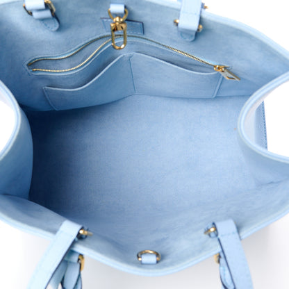 Louis Vuitton Empreinte Monogram Giant By The Pool Onthego MM Summer Blue 5 of 11