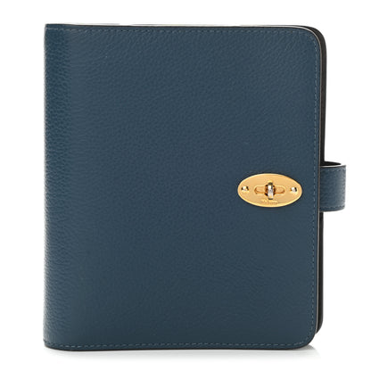 Mulberry Natural Grain Calfskin Postman's Lock Agenda Blue 1 of 10