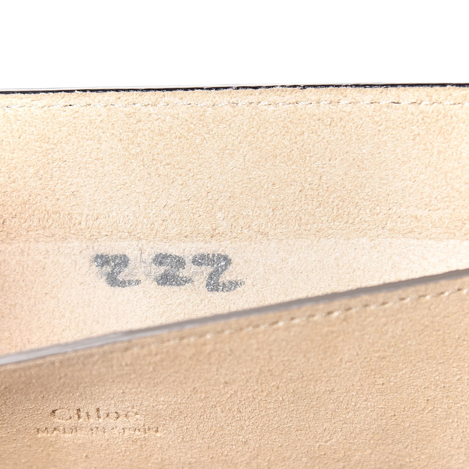 Chloe Suede Calfskin Faye Clutch Motty Grey 12 of 13