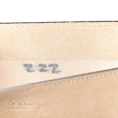 Chloe Suede Calfskin Faye Clutch Motty Grey 12 of 13