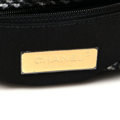 Chanel Tweed Quilted Medium Chanel 19 Flap Grey 6 of 11
