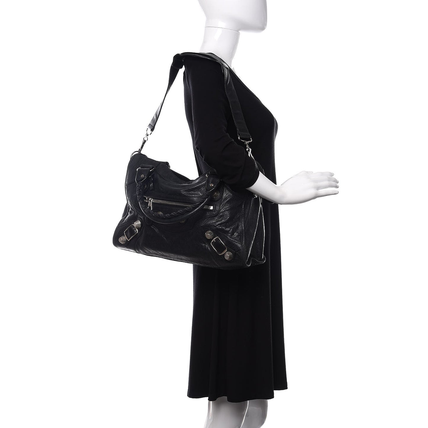 Agneau Giant 21 Silver Hardware City Black