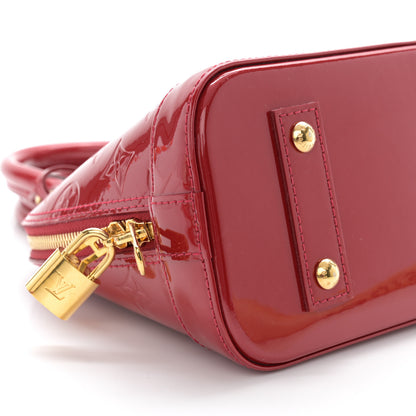 Louis Vuitton Vernis Alma BB Pomme D'Amour 9 of 10
