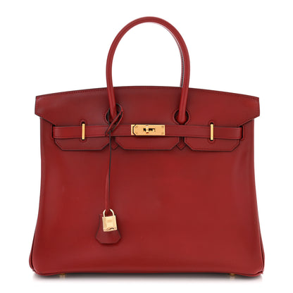 Hermes Box Birkin 35 Rouge H 1 of 14