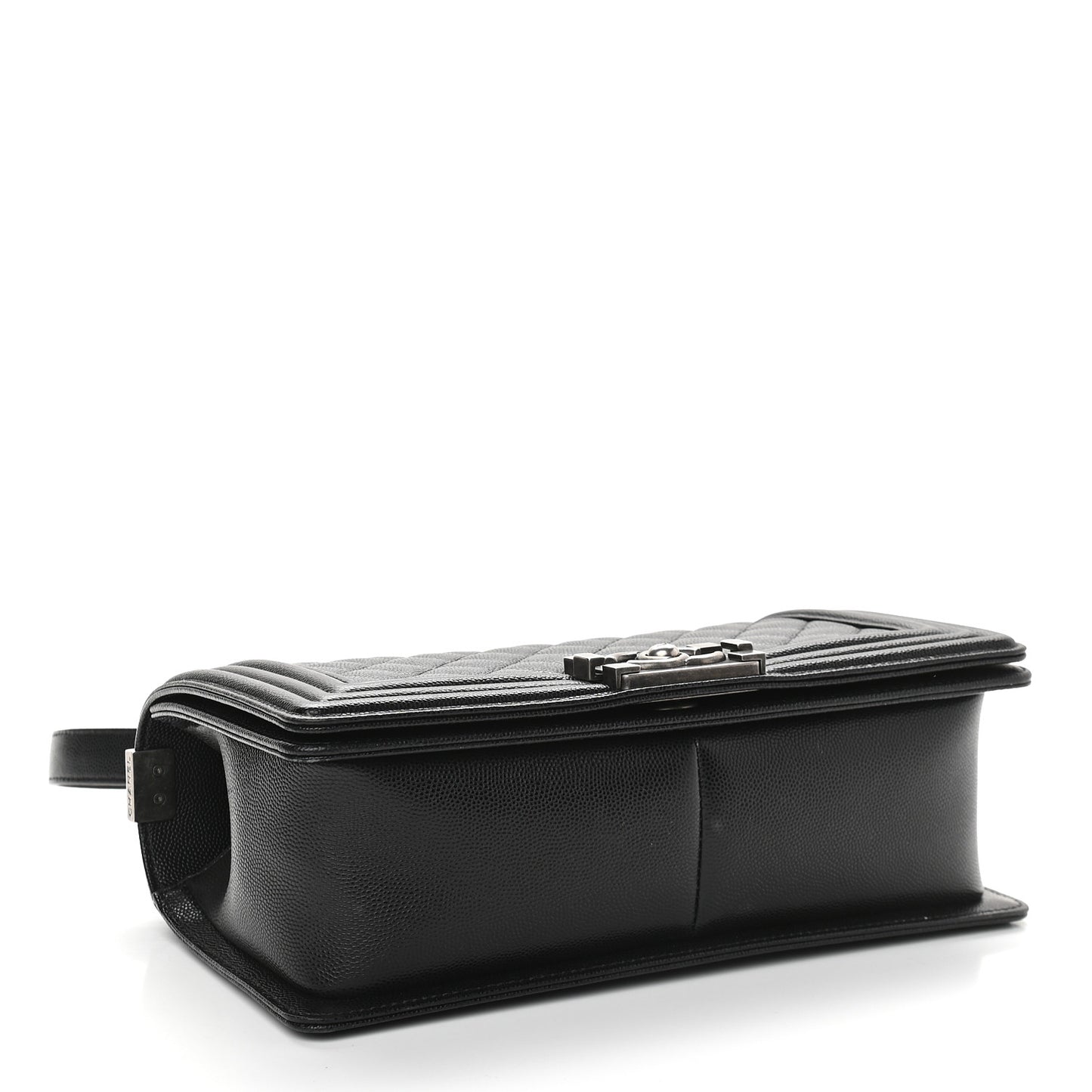 Caviar Quilted Medium Boy Flap Black