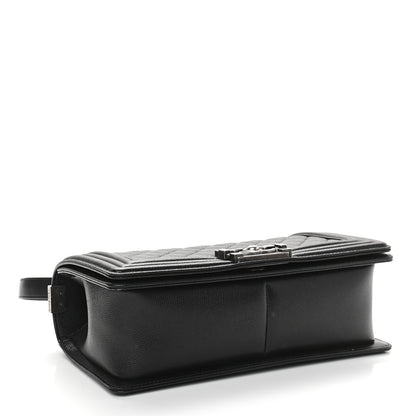 Chanel Caviar Quilted Medium Boy Flap Black 4 of 9