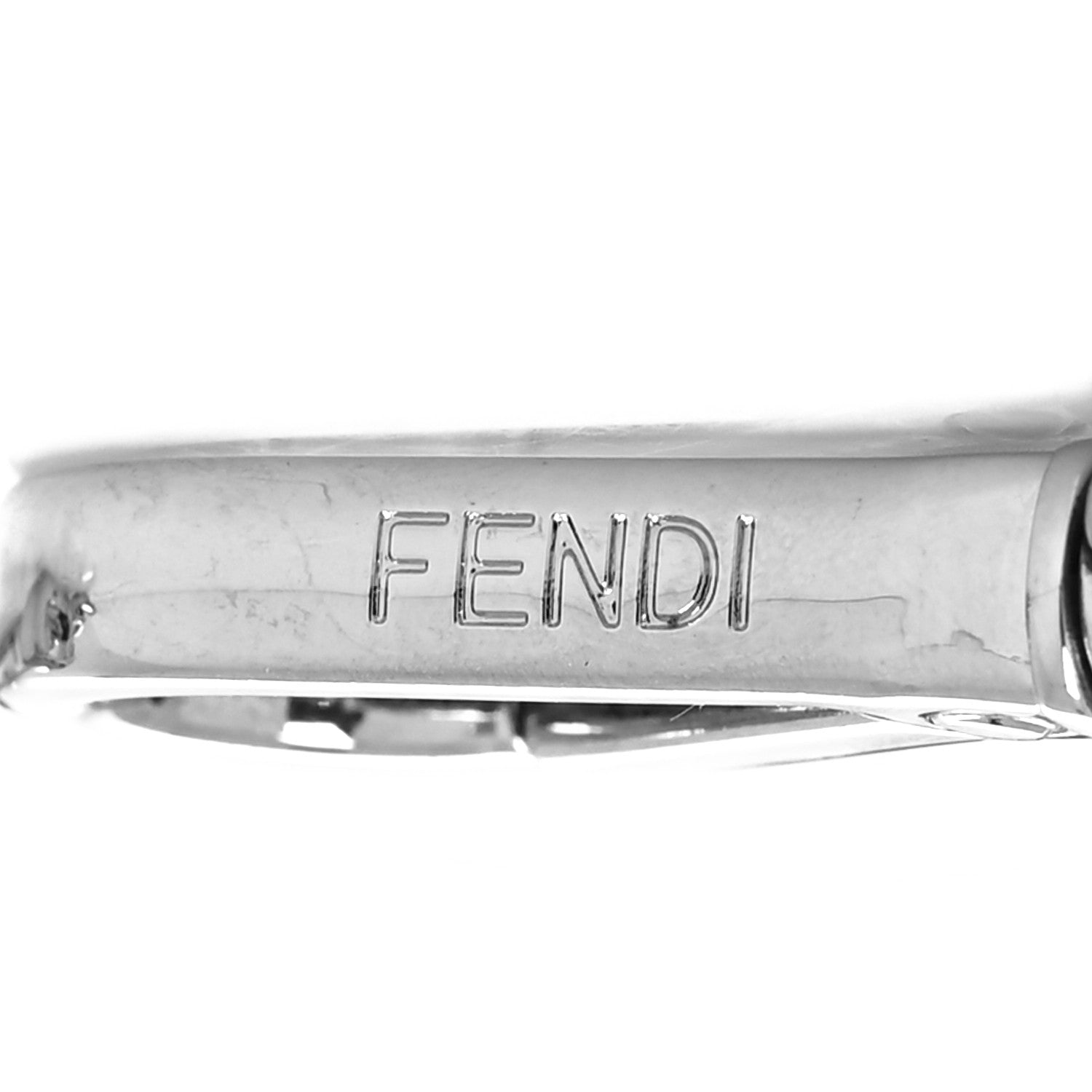 Fendi Metal Mini Strap You Silver 4 of 5