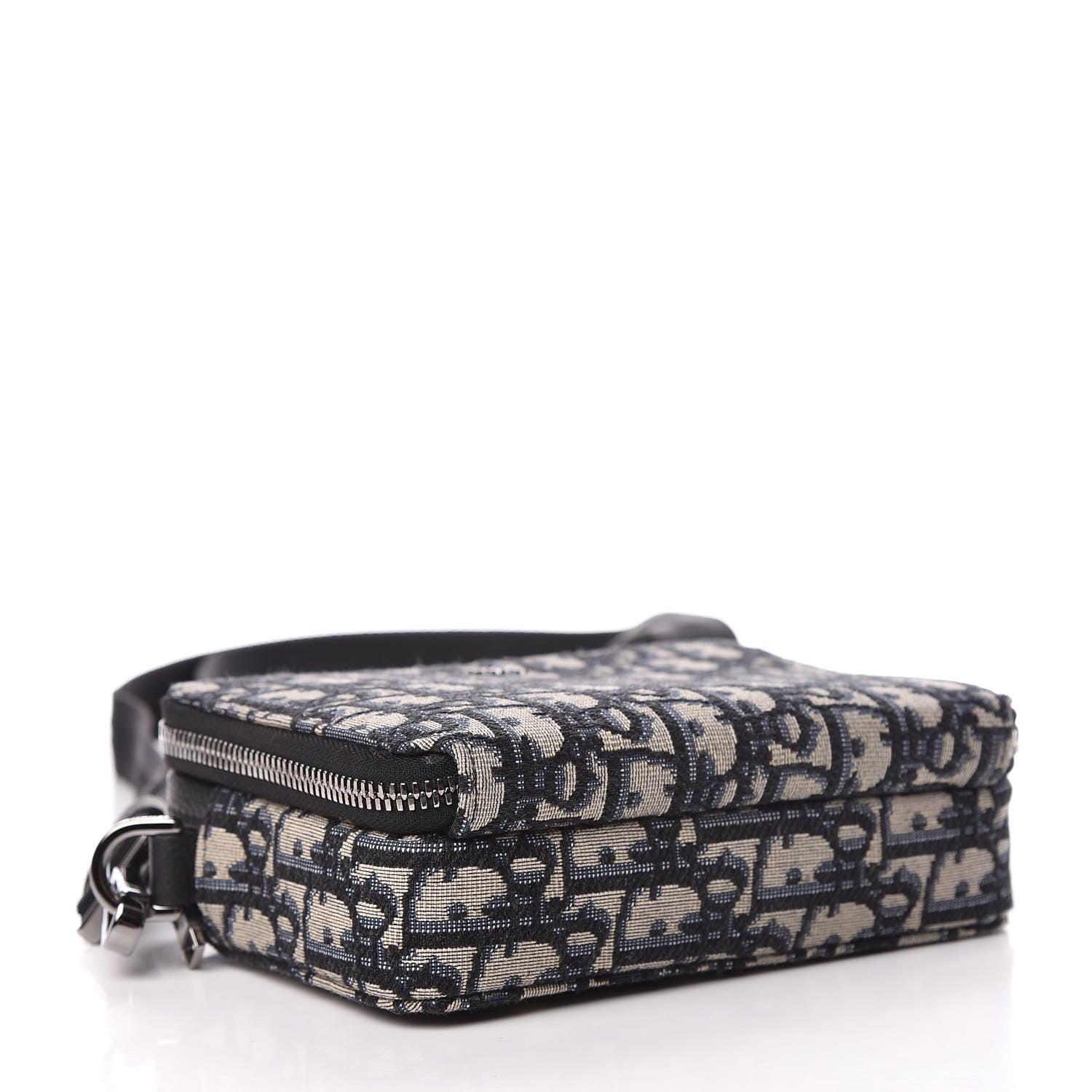 Christian Dior Oblique Pouch Beige Black 4 of 13
