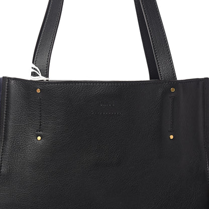 Chloe Smooth Calfskin Medium Milo Shopping Tote Black 8 of 8