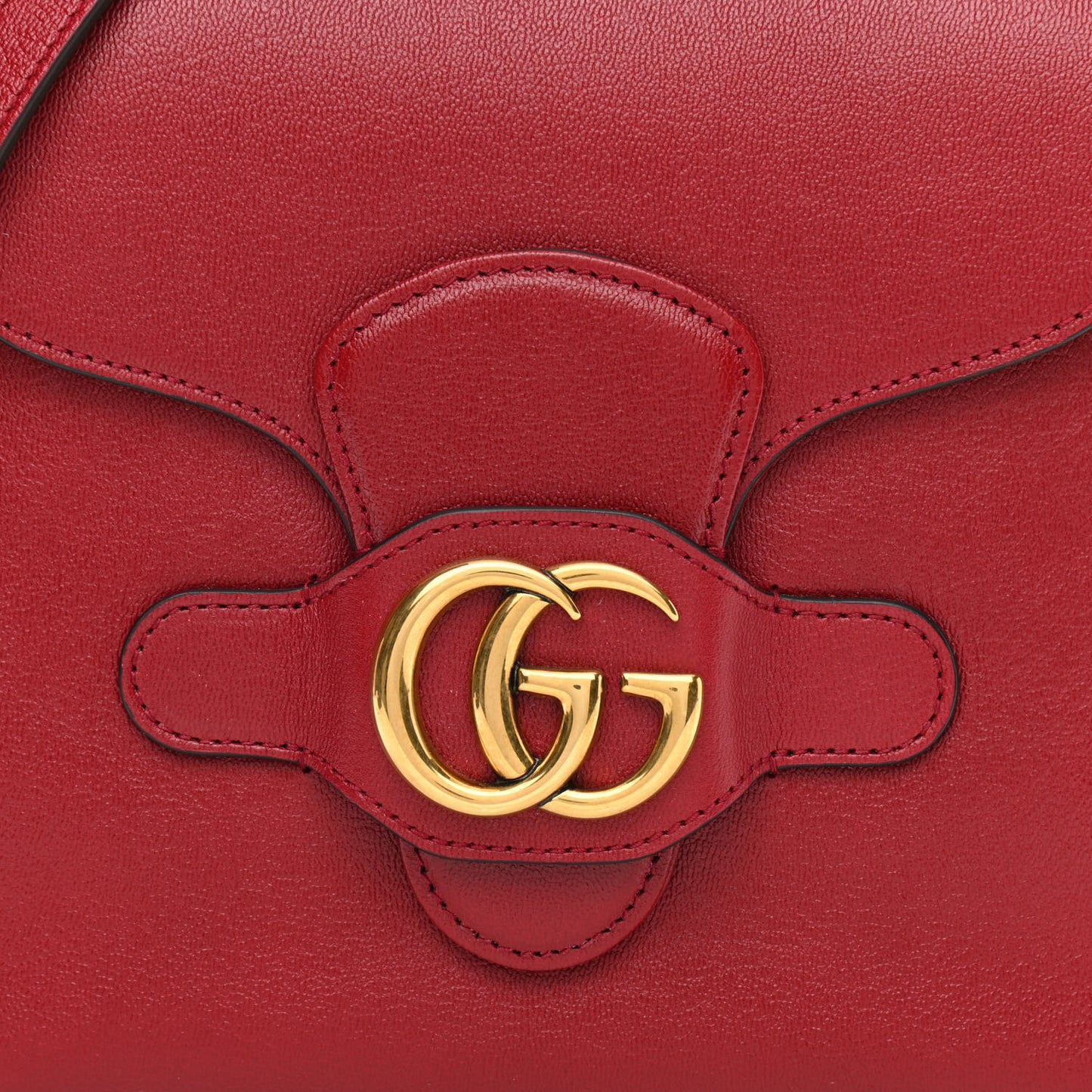 New Sakai Calfskin Lux Small Dahlia Messenger Shoulder Bag New Cherry Red