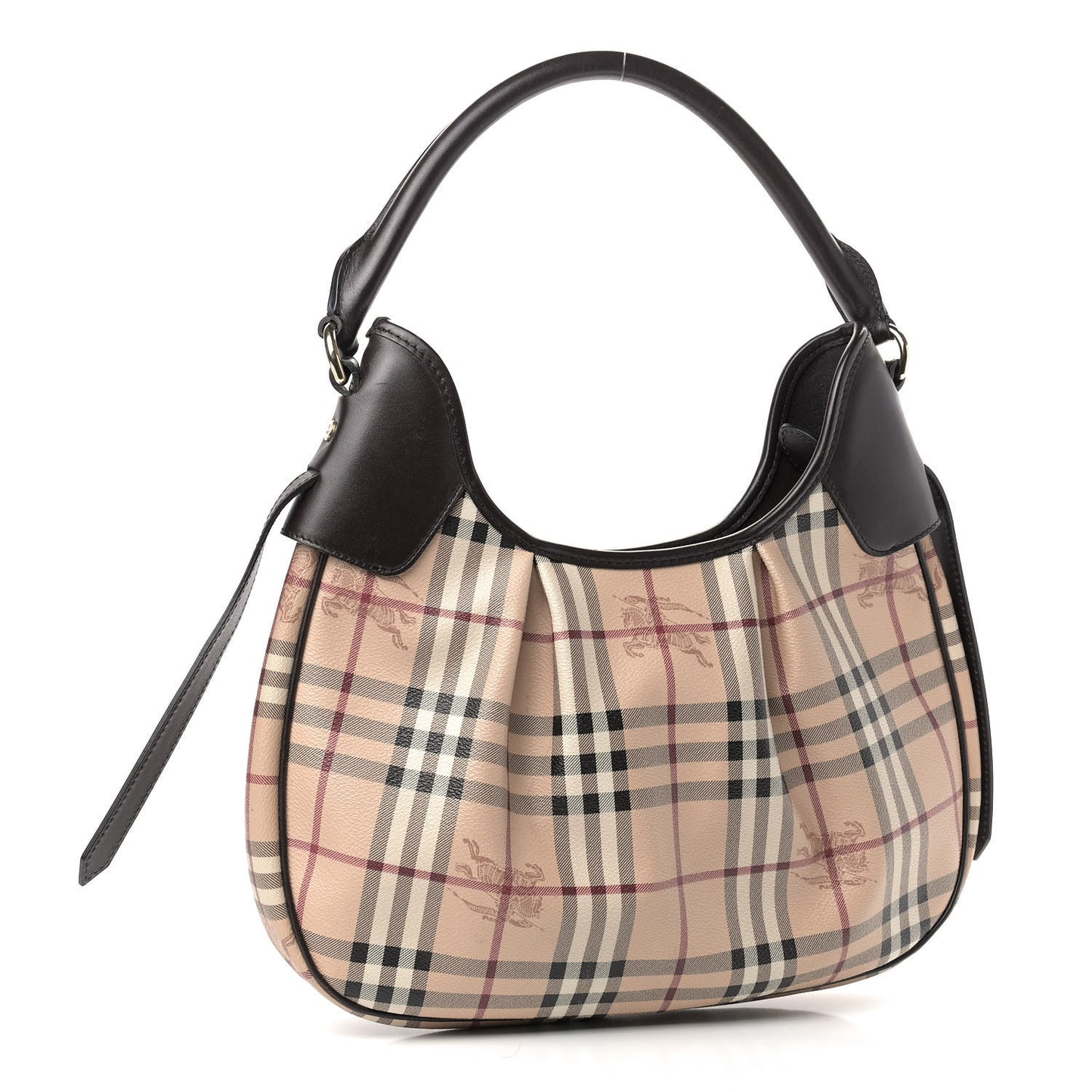 Haymarket Check Small Brooklyn Hobo Brown