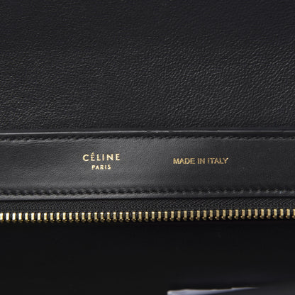 Celine Smooth Calfskin Nubuck Small Tri-Color Trapeze White 6 of 9