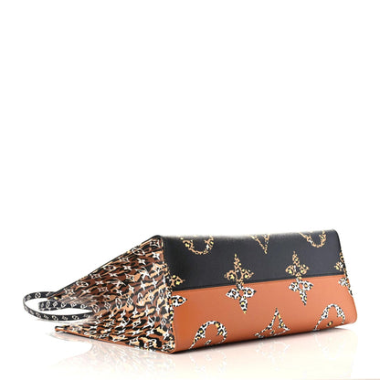 Louis Vuitton Monogram Giant Jungle Onthego GM Black 4 of 10