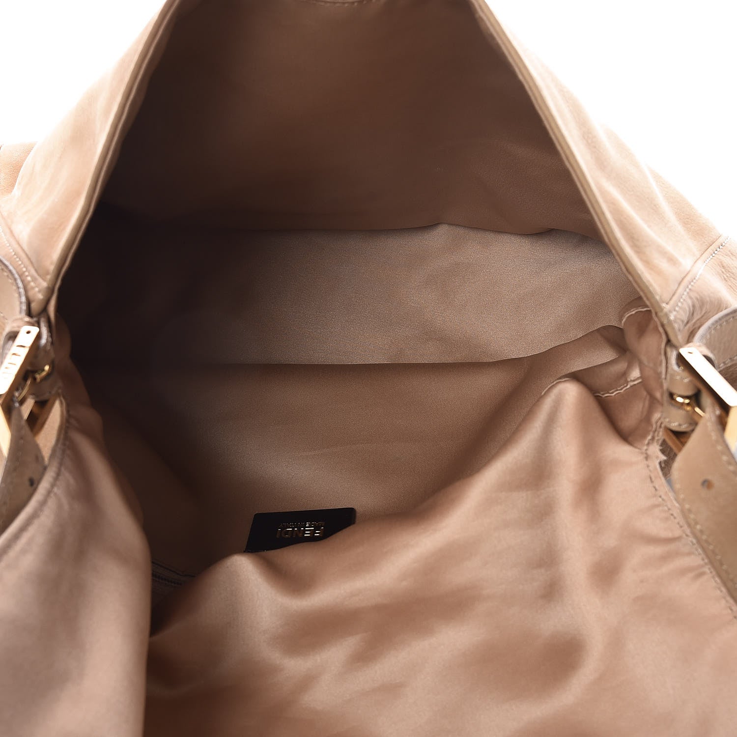 Fendi Vitello Savana Big Mama Baguette Caramello Tartaruga Natural 5 of 15
