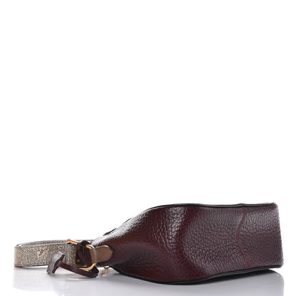 Louis Vuitton Ostrich Lizard Exotique Majestueux Shoulder Bag Bordeaux 4 of 8