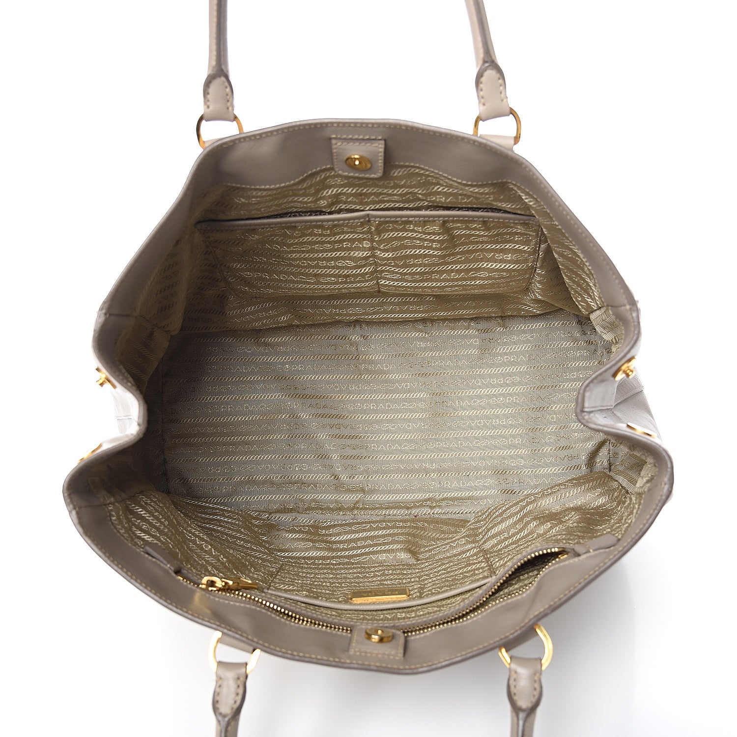 Prada Saffiano Lux Large Tote Pomice 5 of 19