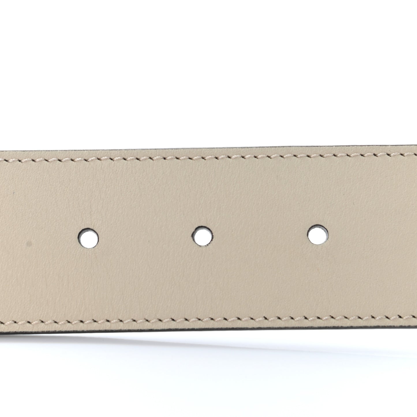 Calfskin Crystal Double G 40mm Belt 85 34 White Multicolor