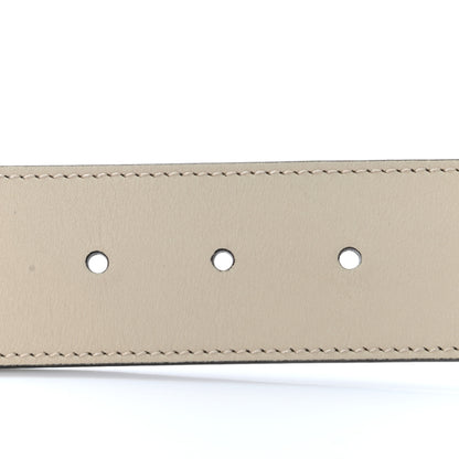Gucci Calfskin Crystal Double G 40mm Belt 85 34 White Multicolor 4 of 5