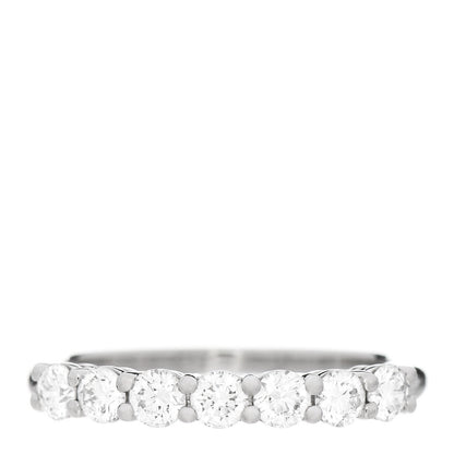 Tiffany Platinum Diamond 3mm Half Circle Embrace Band Ring 50 5.25 1 of 4