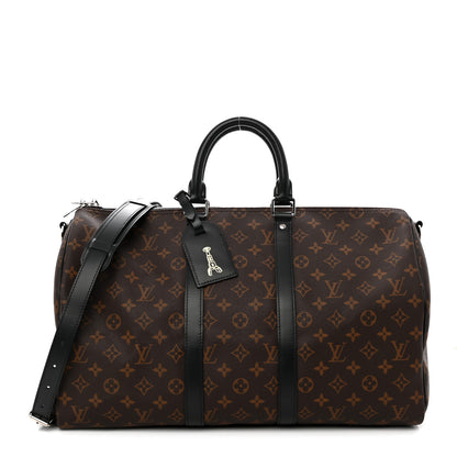 Louis Vuitton Monogram Macassar Keepall Bandouliere 45 1 of 8