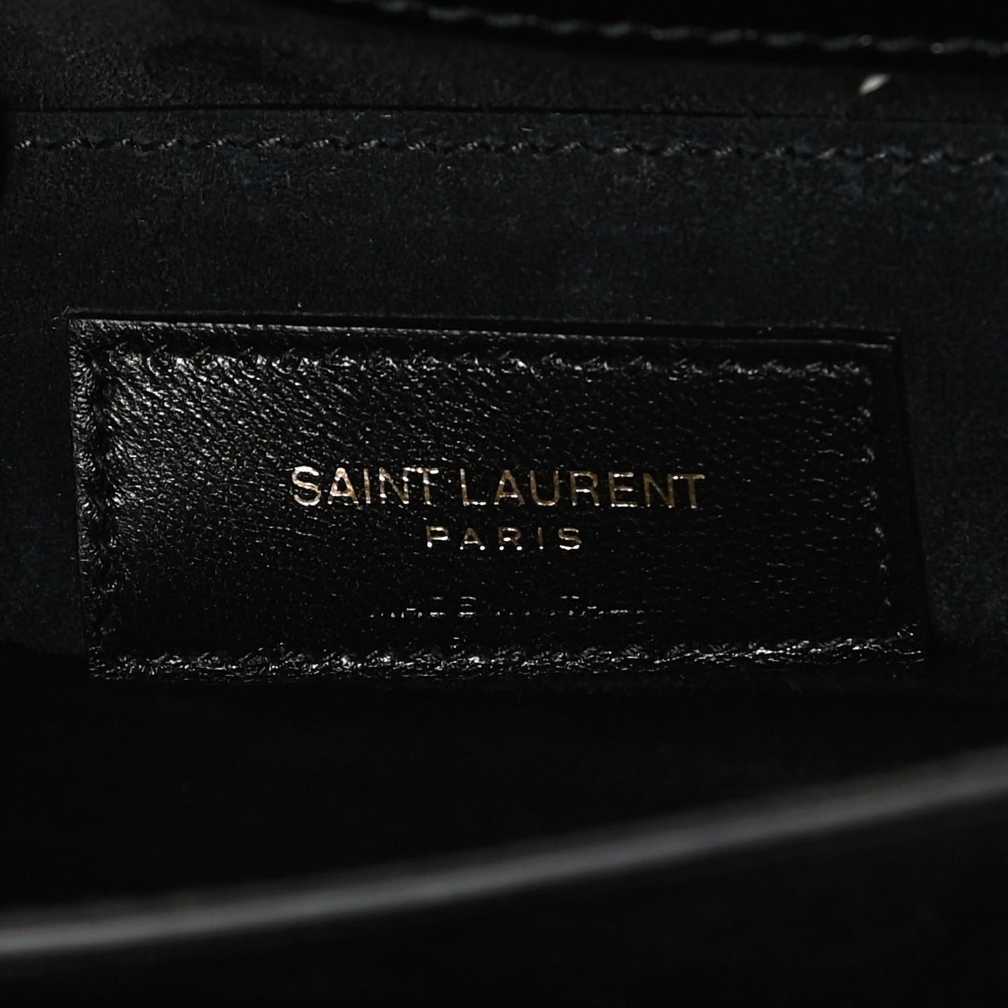 Calfskin Crocodile Embossed Medium Monogram Sunset Black