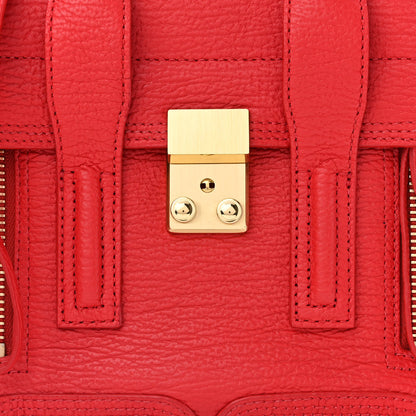 3.1 Phillip Lim Textured Calfskin Mini Pashli Satchel Red 8 of 10