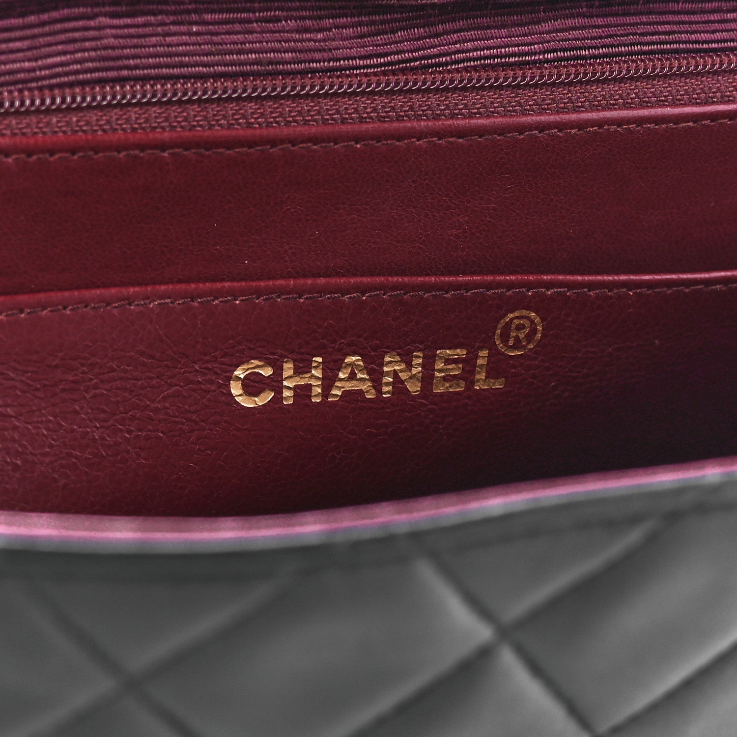 Chanel Lambskin Quilted XL Jumbo Single Flap Black 6 of 12