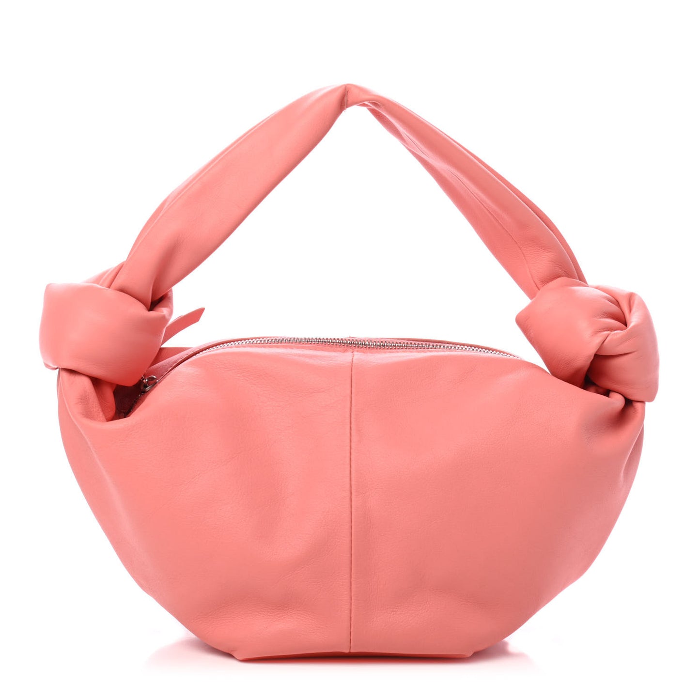 Calfskin Mini Double Knot Bag Peach