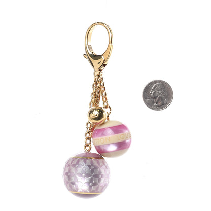 Louis Vuitton Mini Lin Croisette Bag Charm Violet 2 of 3