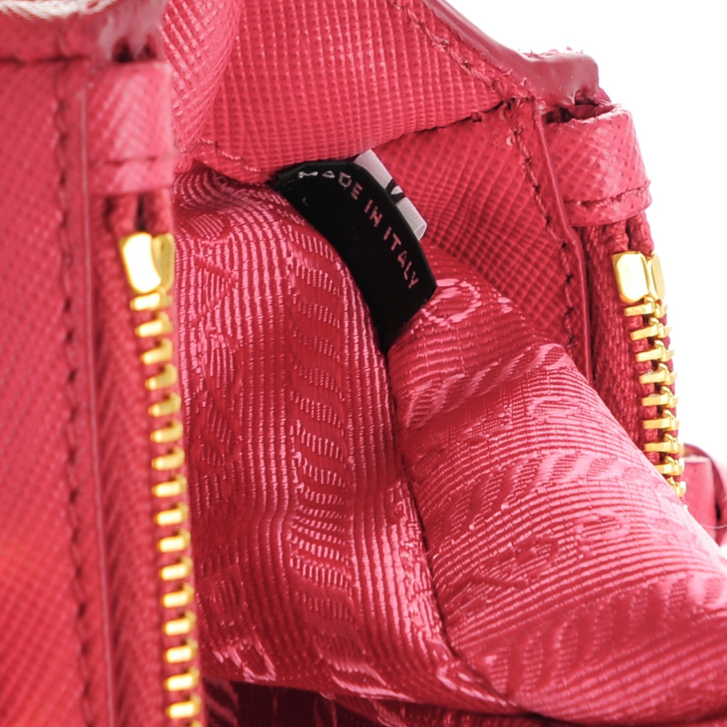 Prada Saffiano Mini Galleria Double Zip Tote Peonia 7 of 8