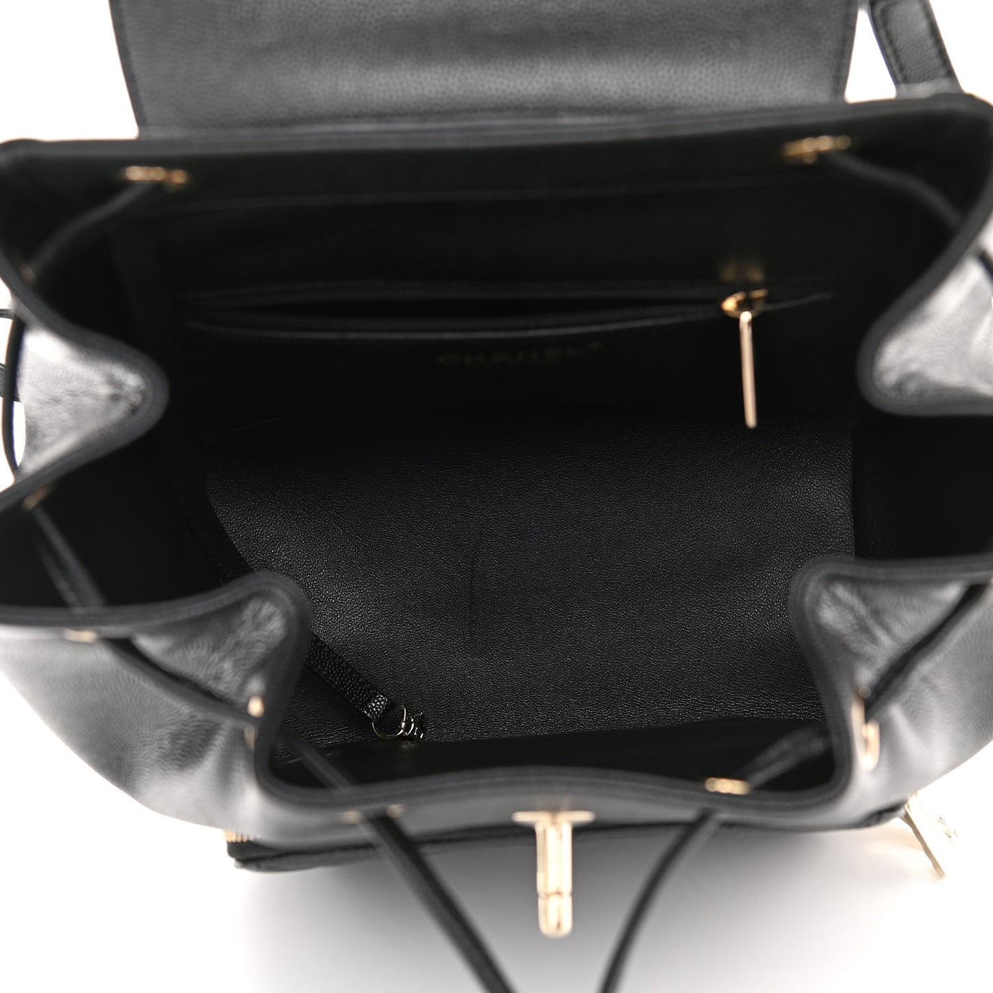 Caviar Quilted Business Affinity Backpack Black