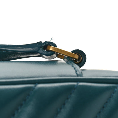 Saint Laurent Calfskin Matelasse Monogram Lou Camera Bag Sea Turquoise 9 of 9