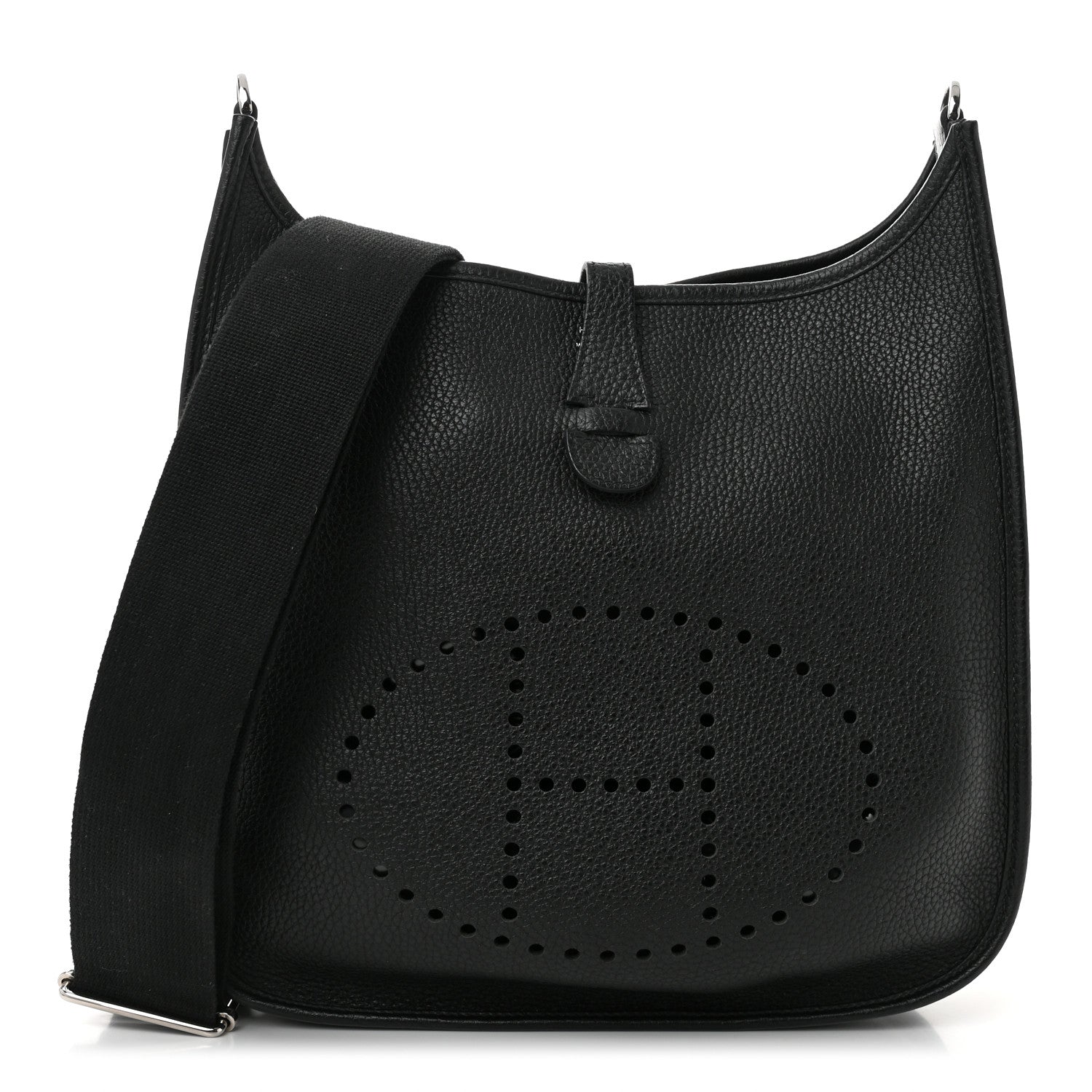 Hermes Taurillon Clemence Evelyne III PM  Black 1 of 10