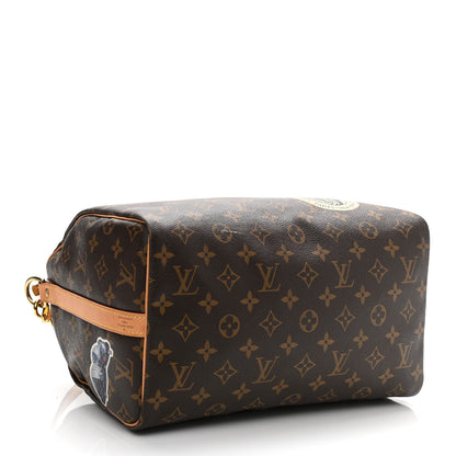 Louis Vuitton Monogram World Tour Speedy Bandouliere 30 3 of 15