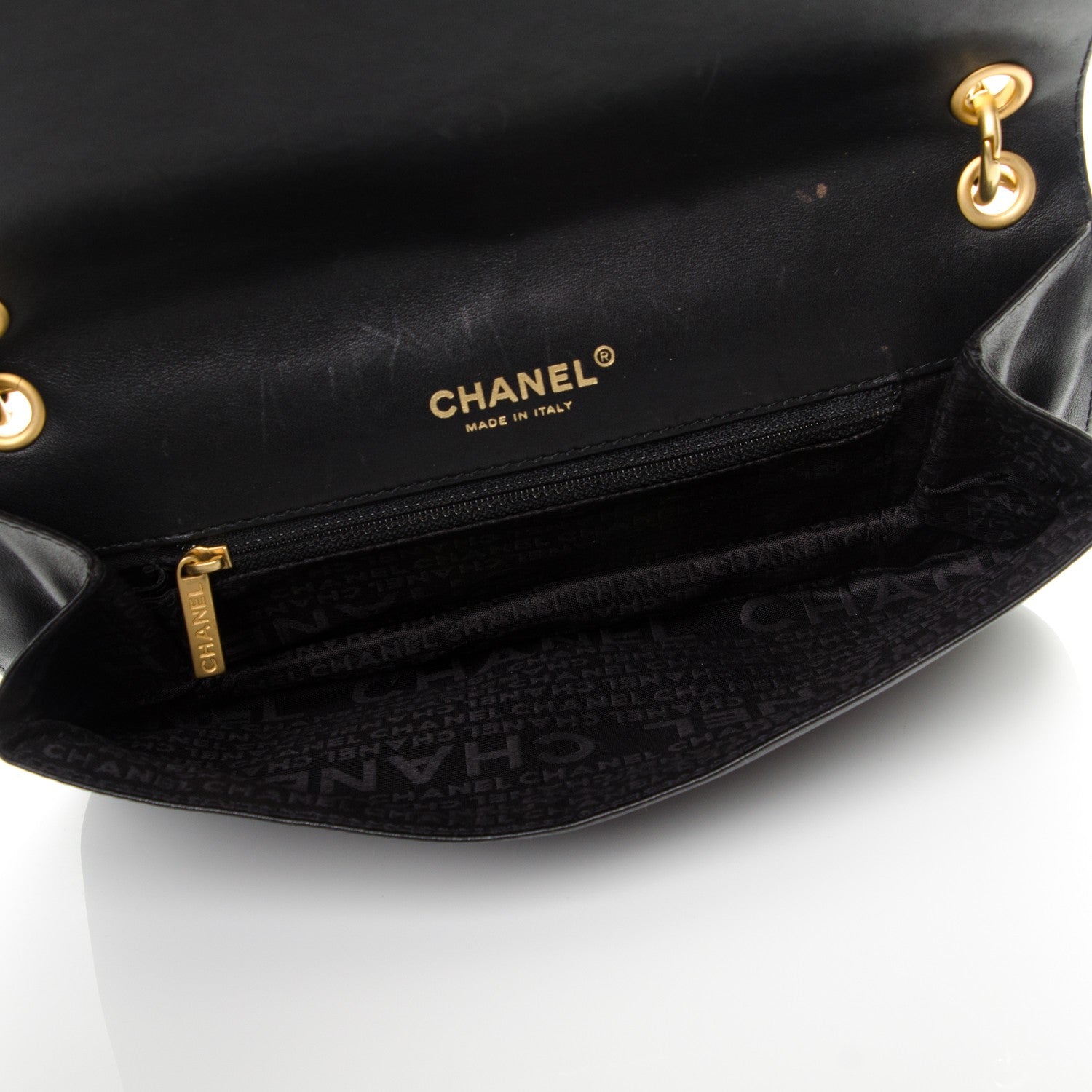 Chanel Calfskin Vertical Quilted Single Flap Black 5 of 7