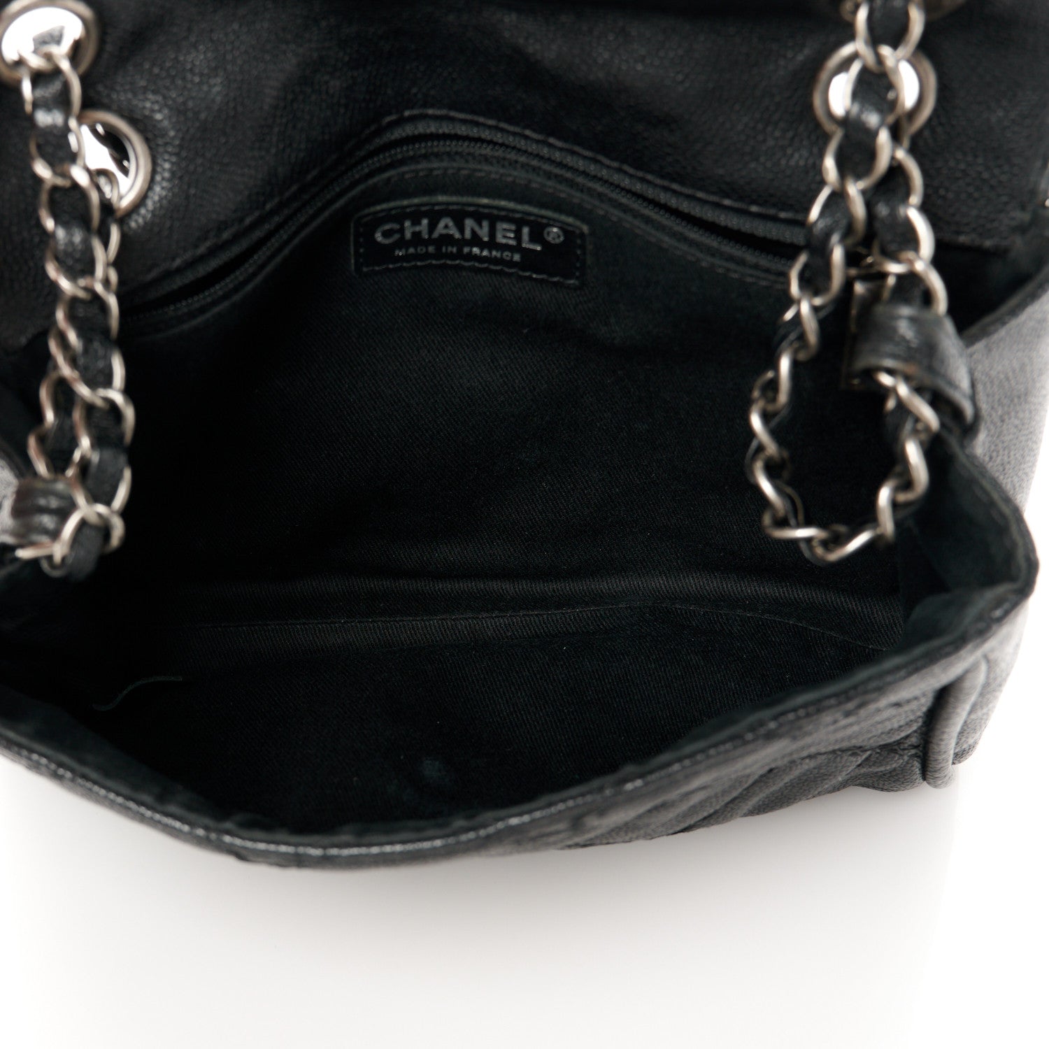 Chanel Caviar Stitched Small Flap Black 5 of 10