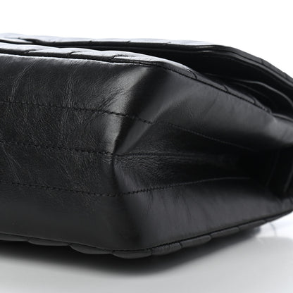 Chanel Aged Calfskin Chevron Quilted 2.55 Reissue 225 Flap So Black 9 of 10