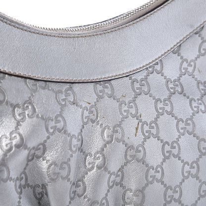 Gucci Guccissima Medium D Gold Hobo Silver 15 of 20
