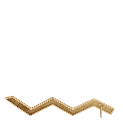 Tiffany 18K Yellow Gold Paloma Picasso Lightning Bolt Drop Earrings 4 of 4