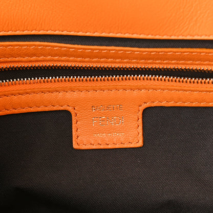 Fendi Nappa FF 1974 Embossed Baguette Clementine 6 of 11