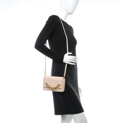 Chloe Smooth Calfskin Drew Bijou Clutch Cement Pink 2 of 9