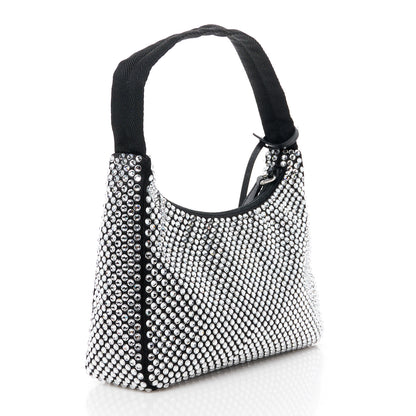 Prada Satin Crystal Mini Re-Edition 2000 Bag Cristal 3 of 12